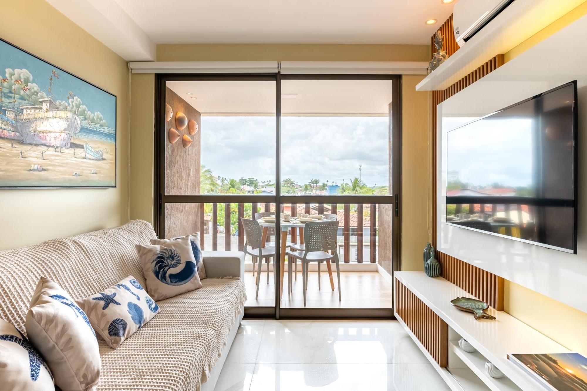 Cupe Beach Living Resort Beira Mar Porto De Galinhas Flat Luxo Sofisticado 3Qts 外观 照片